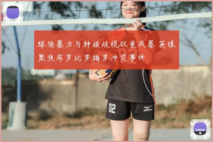 球场暴力与种族歧视双重风暴 英媒聚焦布罗比罗梅罗冲突事件