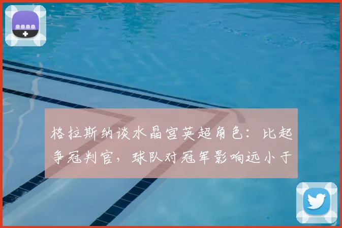 格拉斯纳谈水晶宫英超角色:比起争冠判官,球队对冠军影响远小于VAR系统